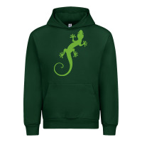 Forest Green gecko reptile Urban Hoodie - artisFamous