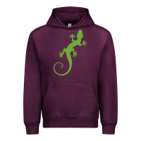 Mauve Wine gecko reptile Urban Hoodie - artisFamous