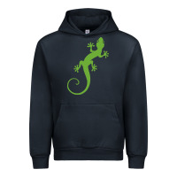 Navy gecko reptile Urban Hoodie - artisFamous