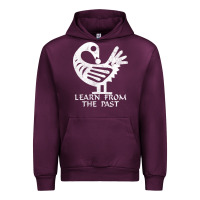 Mauve Wine african adinkra sankofa Urban Hoodie - artisFamous