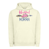 Pigment Pistachio blessed momma Urban Hoodie - artisFamous