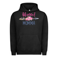 Pigment Black blessed momma Urban Hoodie - artisFamous