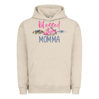 Pigment French Oak blessed momma Urban Hoodie - artisFamous