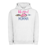 Pigment Lunar Rock blessed momma Urban Hoodie - artisFamous