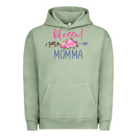 Pigment Oil Green blessed momma Urban Hoodie - artisFamous