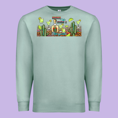 Mama Cita Needs A Margarita Premium Sweatshirt Designed By Jahusdesignshop