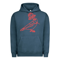 Pigment Midnight Navy democratic socialists of america Urban Hoodie - artisFamous