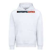 White interpol antics crop top Urban Hoodie - artisFamous