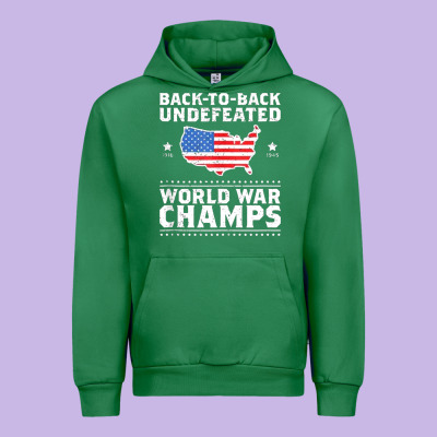 Back To Back Undefeated World War Champs Urban Hoodie Designed By Artisfamous