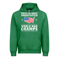 Back To Back Undefeated World War Champs Urban Hoodie | Teevron