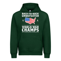 Forest Green back to back undefeated world war champs Urban Hoodie - artisFamous
