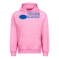 Fuchsia Pink blue note jazz music records Urban Hoodie - artisFamous