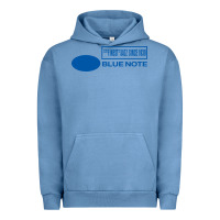 Pigment Pebble Blue blue note jazz music records Urban Hoodie - artisFamous