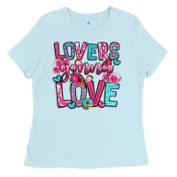 Baby Blue lovers gonna love Ladies Tee - OliviaCreatesArt
