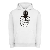 Pigment Lunar Rock hands up pistol Urban Hoodie - artisFamous
