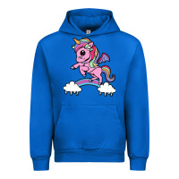 Cobalt cute unicorn Urban Hoodie - artisFamous