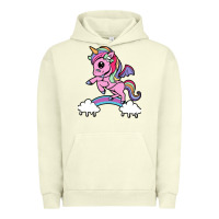 Pigment Pistachio cute unicorn Urban Hoodie - artisFamous