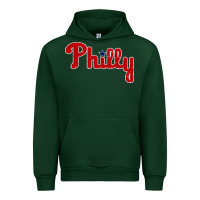 Forest Green baseball philly Urban Hoodie - artisFamous