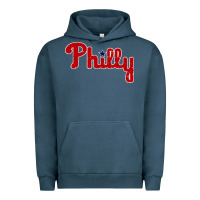 Pigment Midnight Navy baseball philly Urban Hoodie - artisFamous
