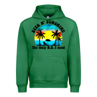 Emerald beer n' sunshine the only B.S. i need Urban Hoodie - artisFamous