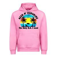 Beer N' Sunshine The Only B.s. I Need Urban Hoodie | Teevron