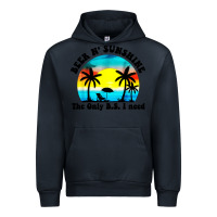 Navy beer n' sunshine the only B.S. i need Urban Hoodie - artisFamous