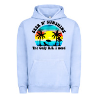 Pigment Grape Ice beer n' sunshine the only B.S. i need Urban Hoodie - artisFamous