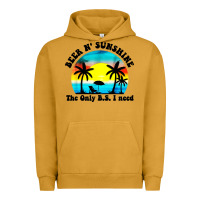 Pigment Peanut Butter beer n' sunshine the only B.S. i need Urban Hoodie - artisFamous