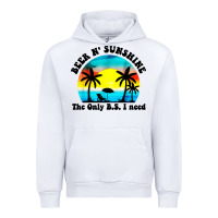 White beer n' sunshine the only B.S. i need Urban Hoodie - artisFamous
