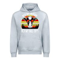 Heather Grey vintage not my pasture not my bull cow Urban Hoodie - artisFamous