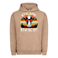 Pigment Burro vintage not my pasture not my bull cow Urban Hoodie - artisFamous