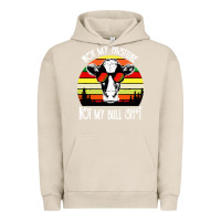 Pigment French Oak vintage not my pasture not my bull cow Urban Hoodie - artisFamous