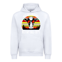 White vintage not my pasture not my bull cow Urban Hoodie - artisFamous