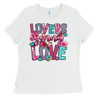 White lovers gonna love Ladies Tee - OliviaCreatesArt