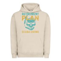 Pigment French Oak Retirement Plan Scuba Diving Urban Hoodie - artisFamous