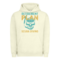 Pigment Pistachio Retirement Plan Scuba Diving Urban Hoodie - artisFamous
