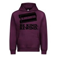 Mauve Wine blockbuster be kind rewind Urban Hoodie - artisFamous