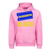 Fuchsia Pink blockbuster be kind rewind Urban Hoodie - artisFamous