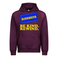 Mauve Wine blockbuster be kind rewind Urban Hoodie - artisFamous