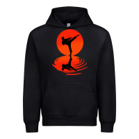 Black karate and kung fu Urban Hoodie - artisFamous