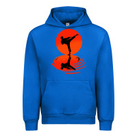 Cobalt karate and kung fu Urban Hoodie - artisFamous