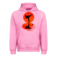 Fuchsia Pink karate and kung fu Urban Hoodie - artisFamous