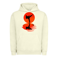 Pigment Pistachio karate and kung fu Urban Hoodie - artisFamous