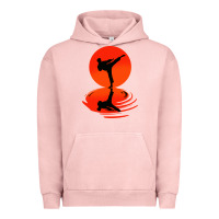 Pigment Salmon karate and kung fu Urban Hoodie - artisFamous