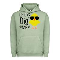 Pigment Oil Green kids chick dig me christian Urban Hoodie - artisFamous