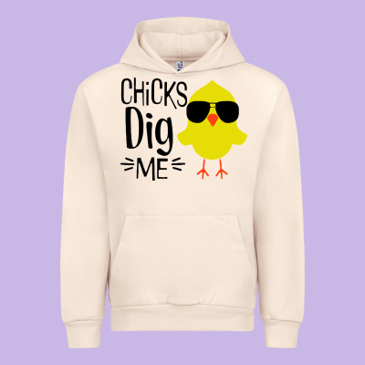 Kids Chick Dig Me Christian Urban Hoodie Designed By Artisfamous