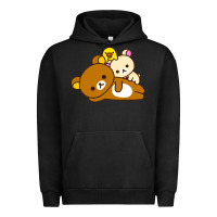 Pigment Black rilakkuma rila head shirt Urban Hoodie - artisFamous