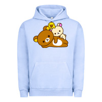 Pigment Grape Ice rilakkuma rila head shirt Urban Hoodie - artisFamous