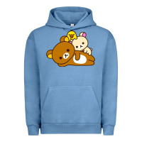 Pigment Pebble Blue rilakkuma rila head shirt Urban Hoodie - artisFamous