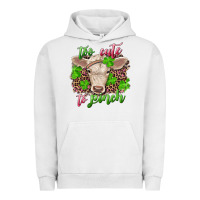 Pigment Lunar Rock too cute to pinch charolais calf Urban Hoodie - RanaPortraitStore
